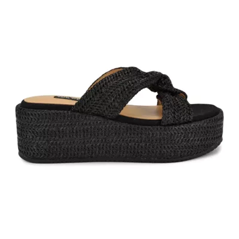 Cerry Slip-on Open Toe Wedge Sandals