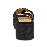 Cerry Slip-on Open Toe Wedge Sandals