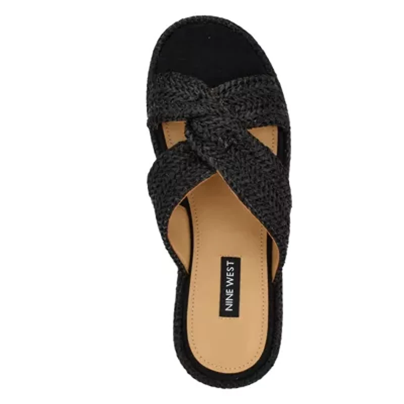 Cerry Slip-on Open Toe Wedge Sandals