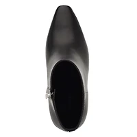 Reraye Block Heel Casual Ankle Booties