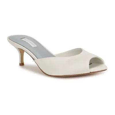 Luvlie Bridal Kitten Heel Dress Sandals