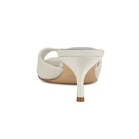 Luvlie Bridal Kitten Heel Dress Sandals