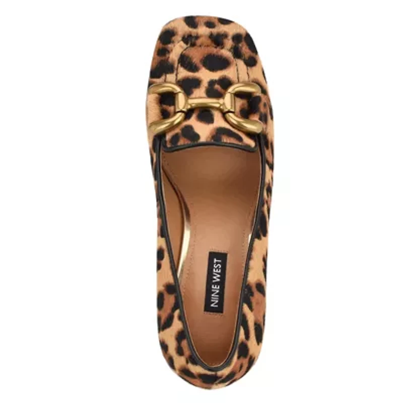 Veepe Slip-on Block Heel Dress Pumps