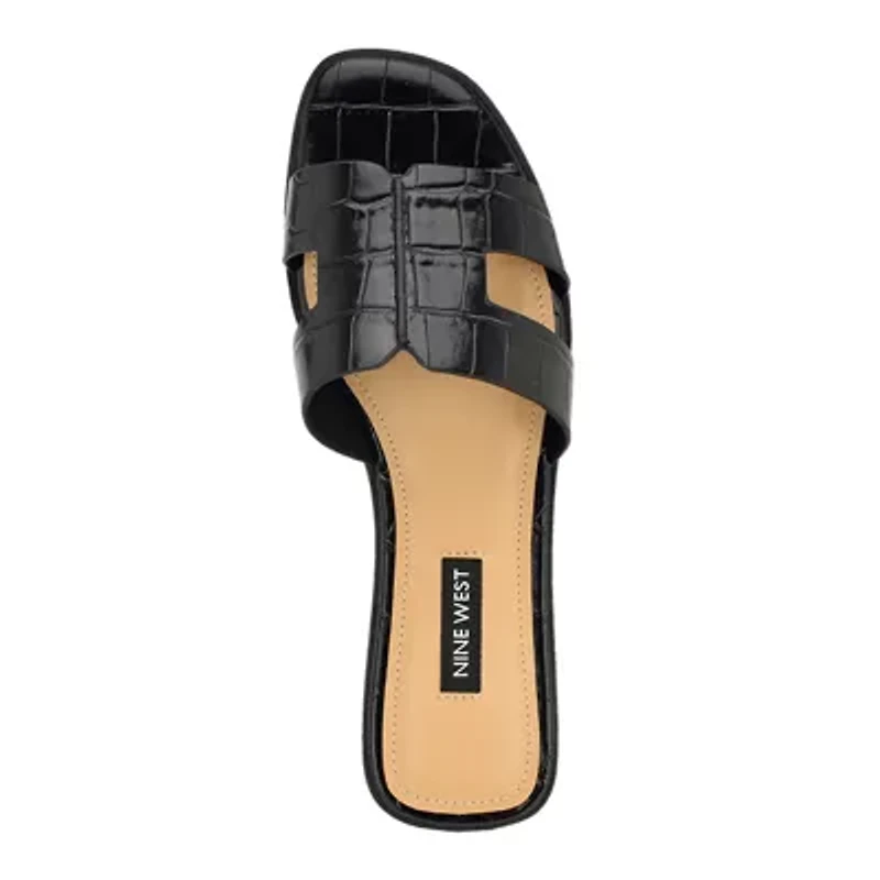 Giny Studded Slip-on Flat Casual Sandals