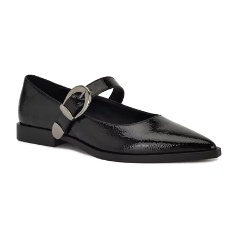 Katrel Mary Jane Pointy Toe Dress Flats