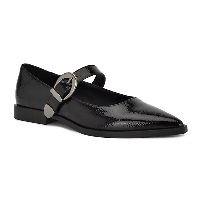 Katrel Mary Jane Pointy Toe Dress Flats