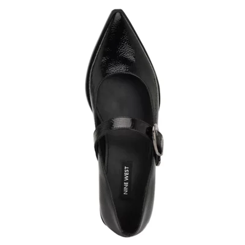 Katrel Mary Jane Pointy Toe Dress Flats