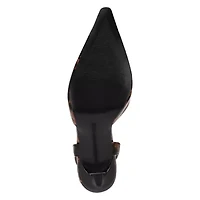 Kellie Pointy Toe Tapered Heel Dress Pumps