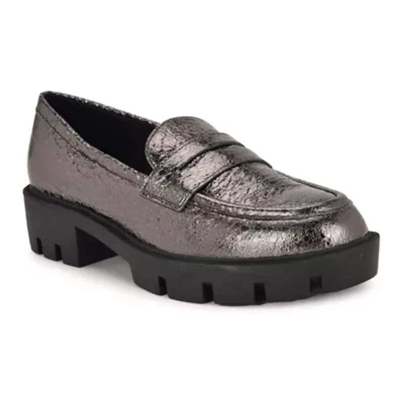 Maibel Lug Sole Slip-On Casual Loafers