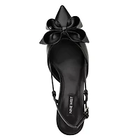 Raska Pointy Toe Slingback Dress Pumps