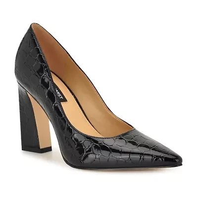 Tamant Slip-on Block Heel Dress Pumps