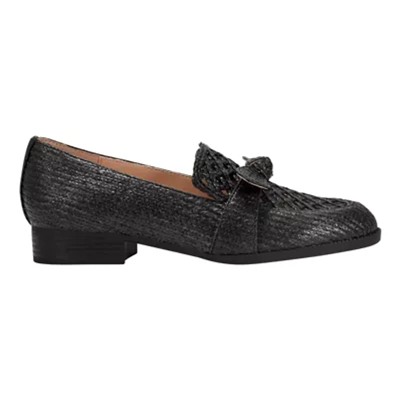 Lilanaa Slip-on Block Heel Casual Loafers