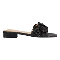 Marcell Slip-on Square Toe Flat Sandals