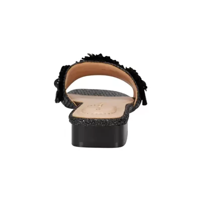 Marcell Slip-on Square Toe Flat Sandals