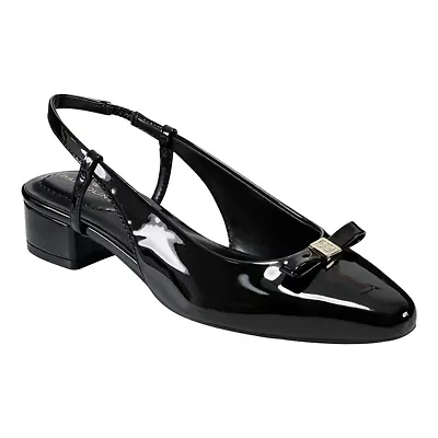 Andies Block Heel Slingback Dress Pumps