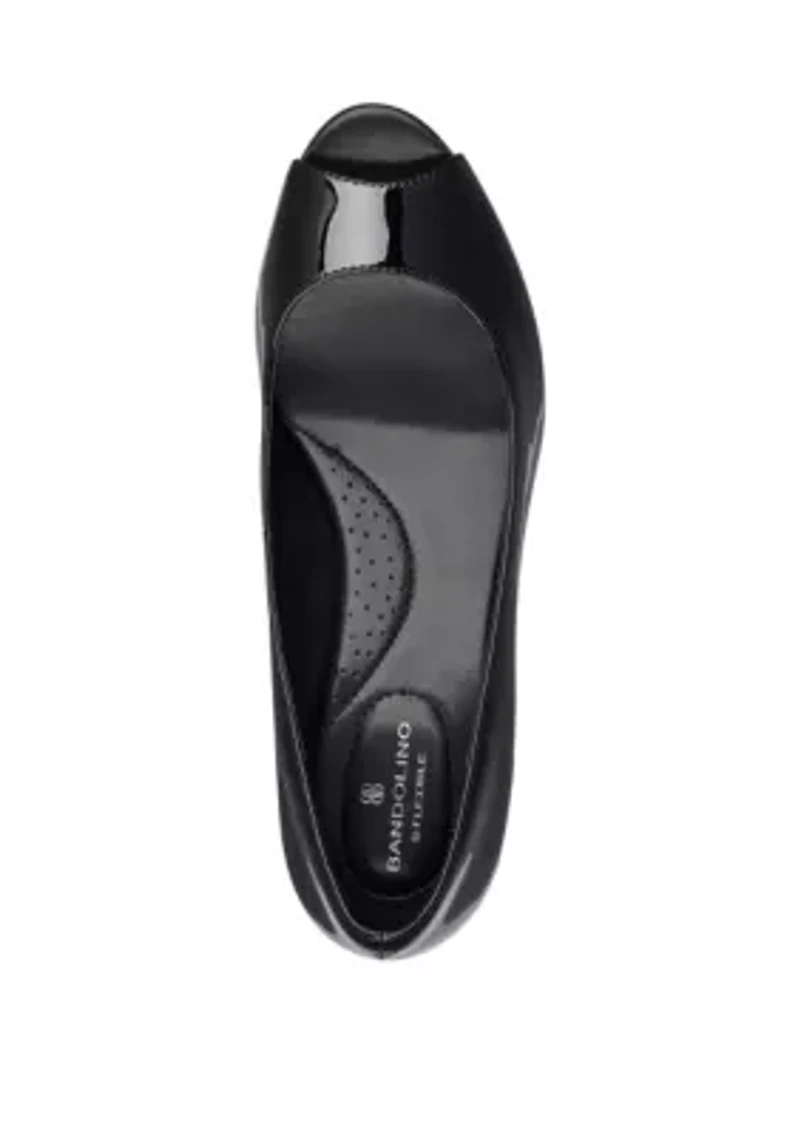 Candra Peep-Toe Dress Wedges