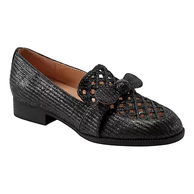 Lilanaa Slip-on Block Heel Casual Loafers