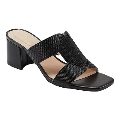 Merily Square Toe Slip On Dress Sandals