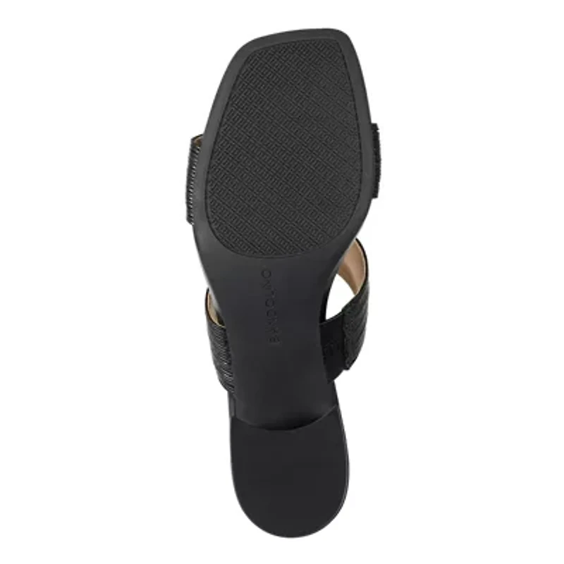 Merily Square Toe Slip On Dress Sandals