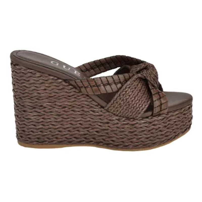 Eveh Knotted Jute Wrapped Platform Wedge Sandals