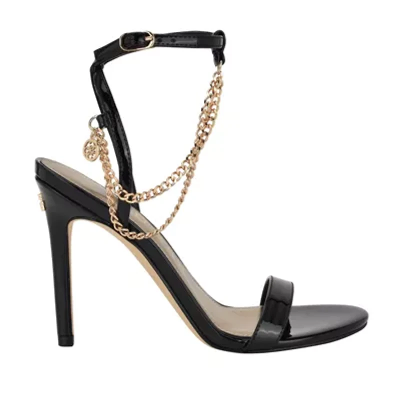 Miamy Open Toe Stiletto Chain Detail Sandals