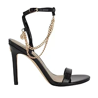 Miamy Open Toe Stiletto Chain Detail Sandals