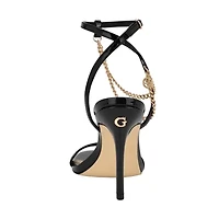 Miamy Open Toe Stiletto Chain Detail Sandals