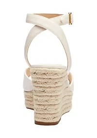 Signature C Espadrille Wedge Sandals