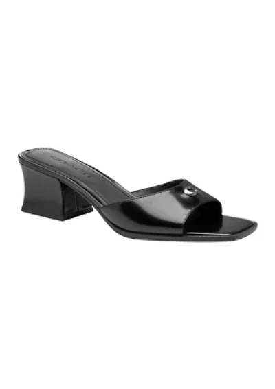 Sculpted C Block Heel Sandals