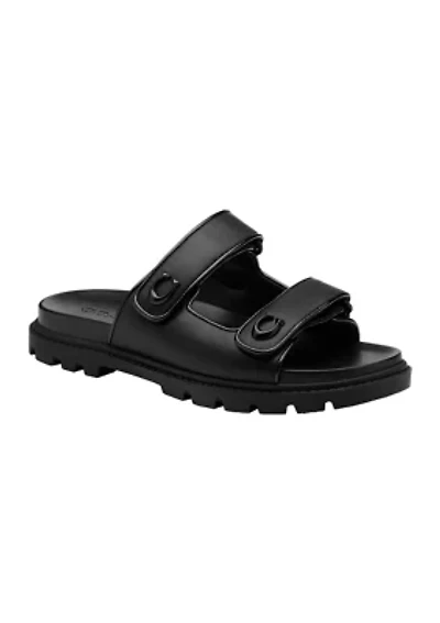 Sculpted C Double Band Sandals