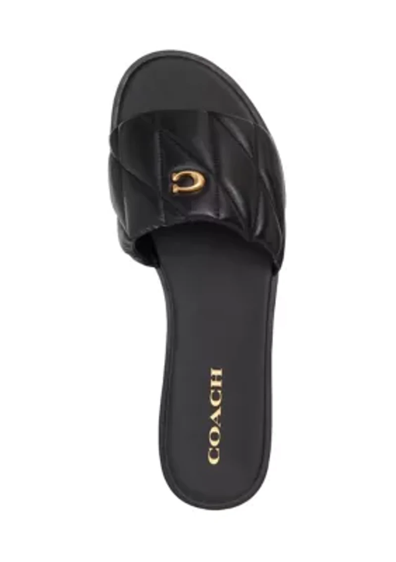 Holly Quilted Sandals