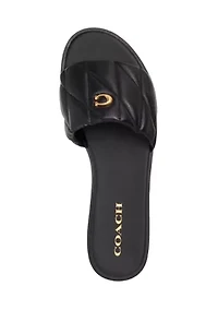 Holly Quilted Sandals