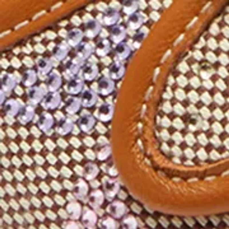 Margot Crystal Signature Jacquard Sandals