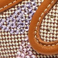 Margot Crystal Signature Jacquard Sandals