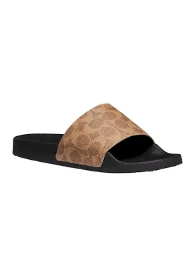 Udele Signature Canvas Sport Slide Sandals
