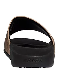 Udele Signature Canvas Sport Slide Sandals