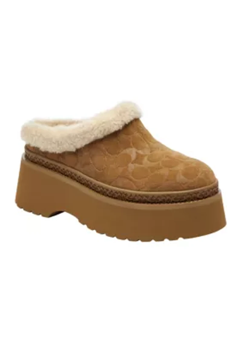 Cecelia Signature Suede Clogs