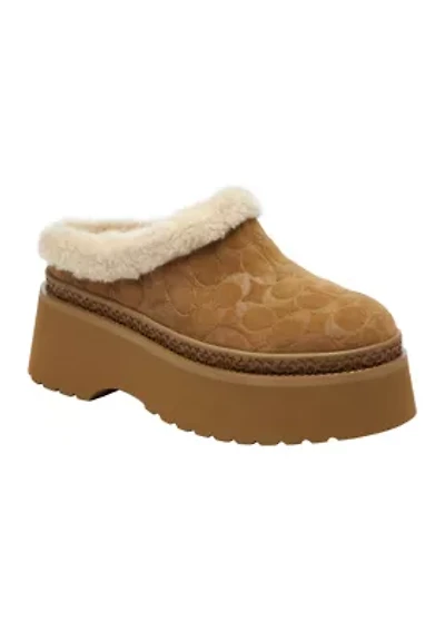 Cecelia Signature Suede Clogs