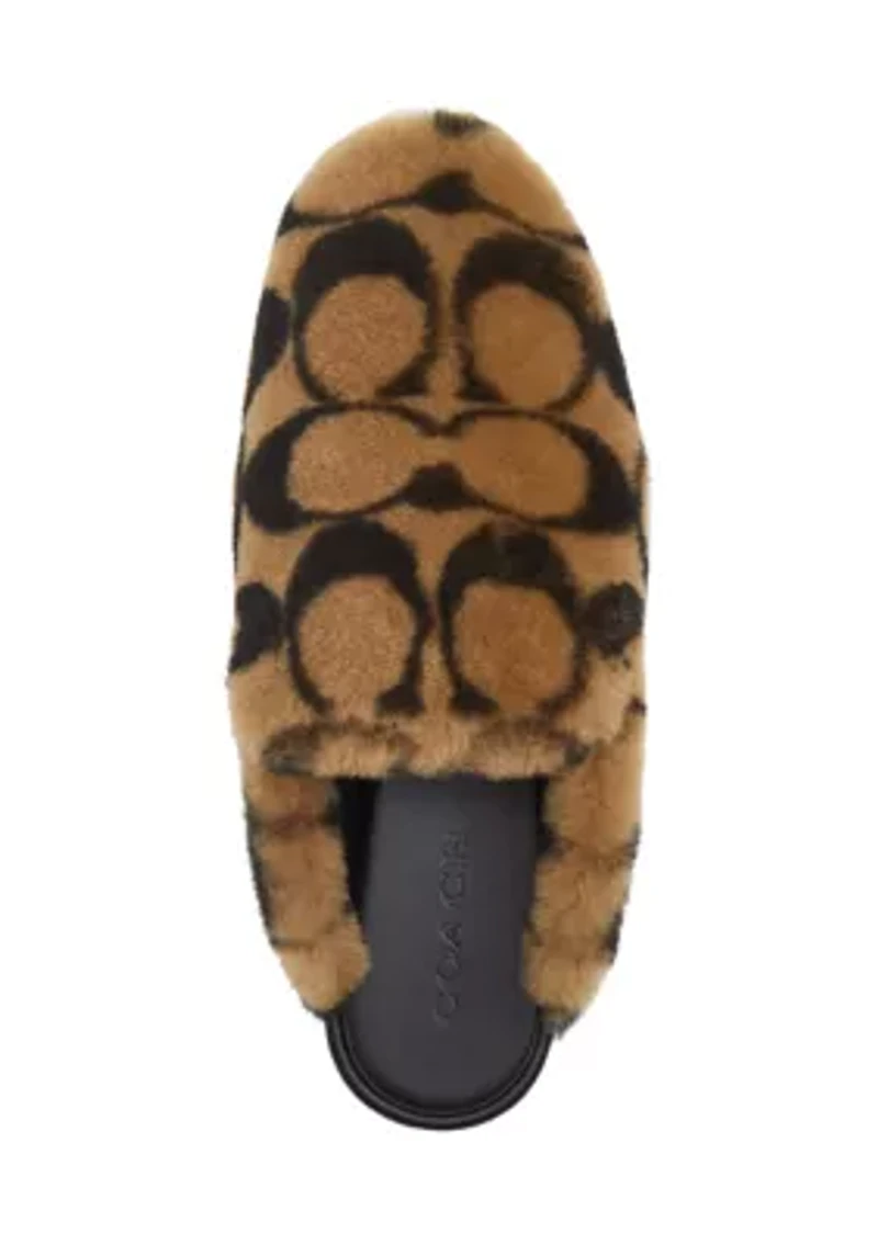 Signature Shearling Slippers