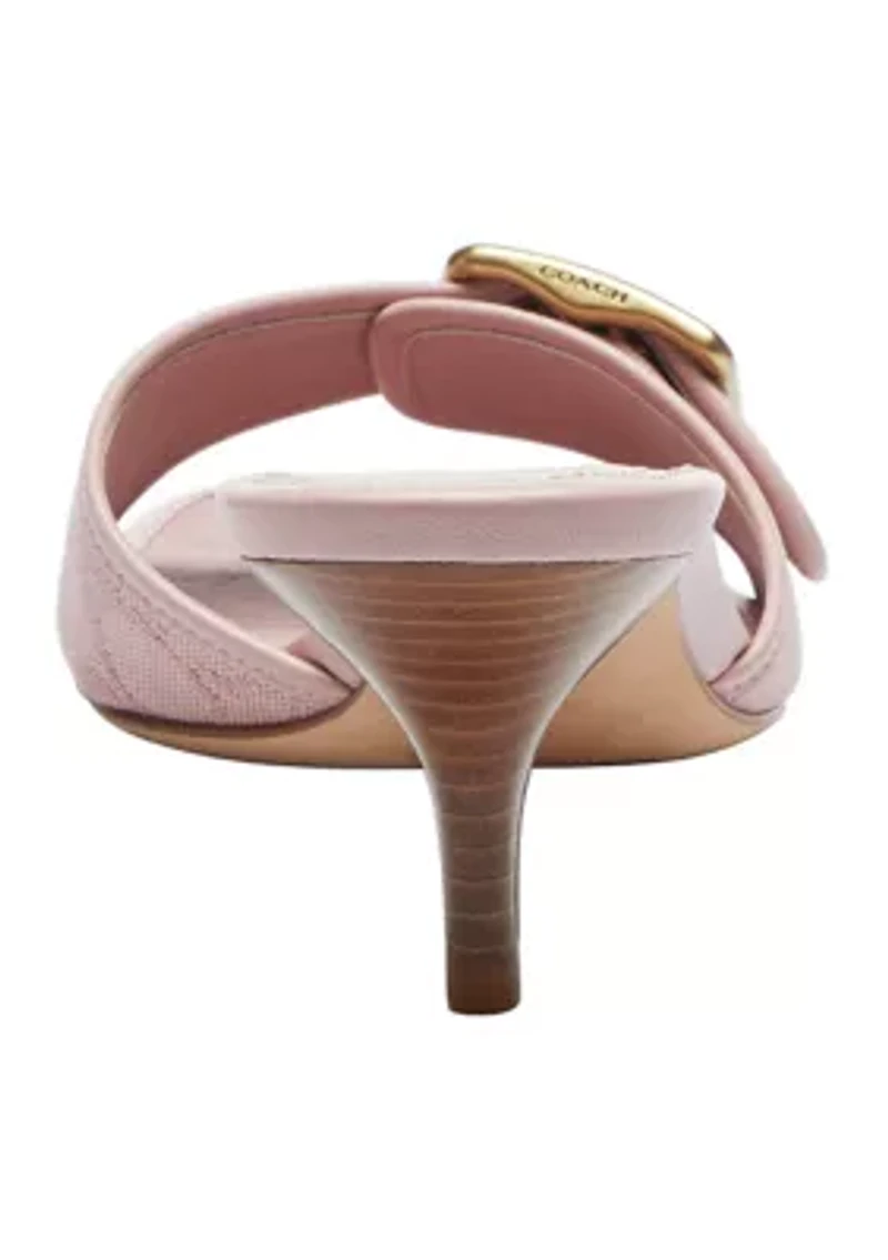 Margot Signature Jacquard Canvas Sandals