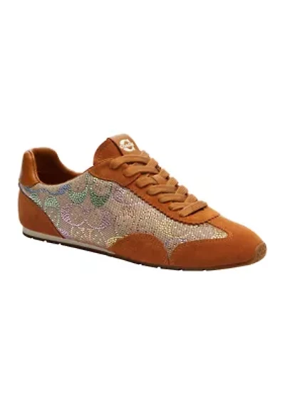 Flat Crystal Signature Jacquard Sneaker