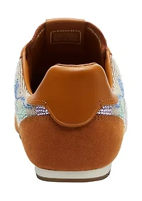 Flat Crystal Signature Jacquard Sneaker