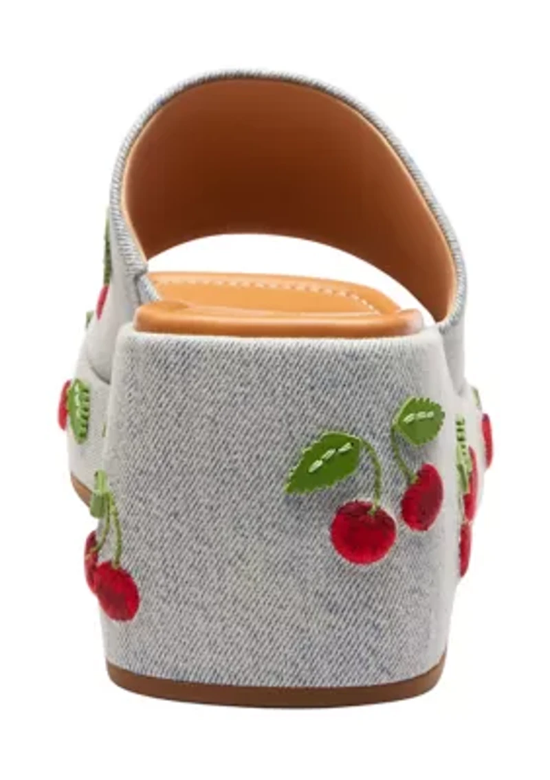 Marie Platform Slide Sandals