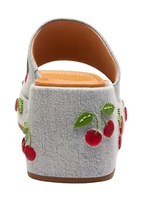 Marie Platform Slide Sandals