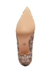 Signature Daisy Pumps