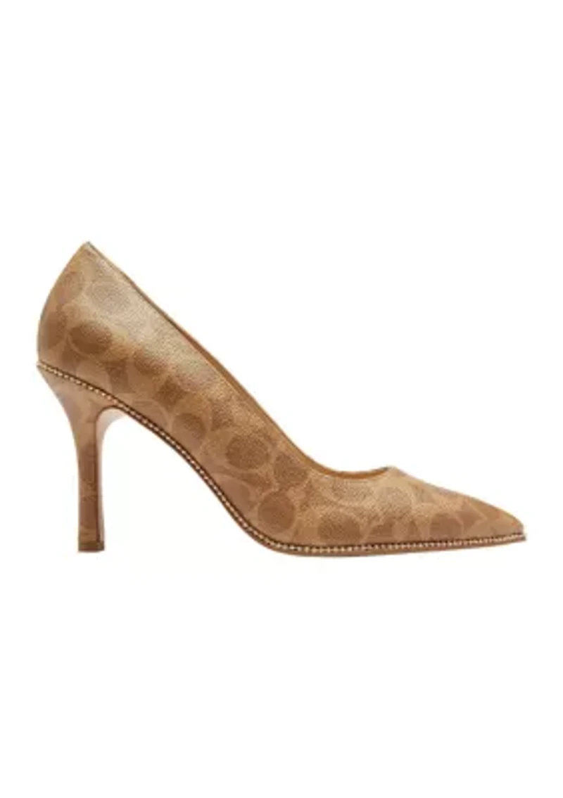 Signature Canvas Samantha Pumps - Available Medium & Wide Width