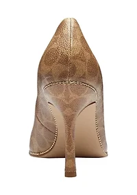Signature Canvas Samantha Pumps - Available Medium & Wide Width