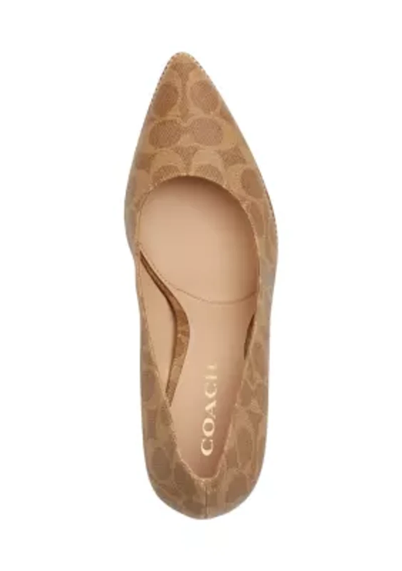 Signature Canvas Samantha Pumps - Available Medium & Wide Width