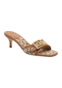Margot Signature Textile Jacquard Sandals
