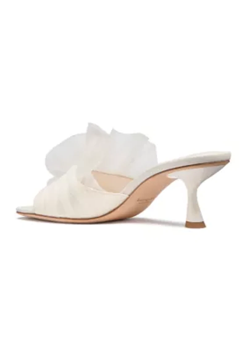 Flourish Tulle Heeled Sandals